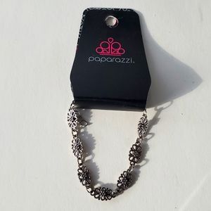 Boutique Paparazzi Silver Tone Filigree Adjustable Bracelet